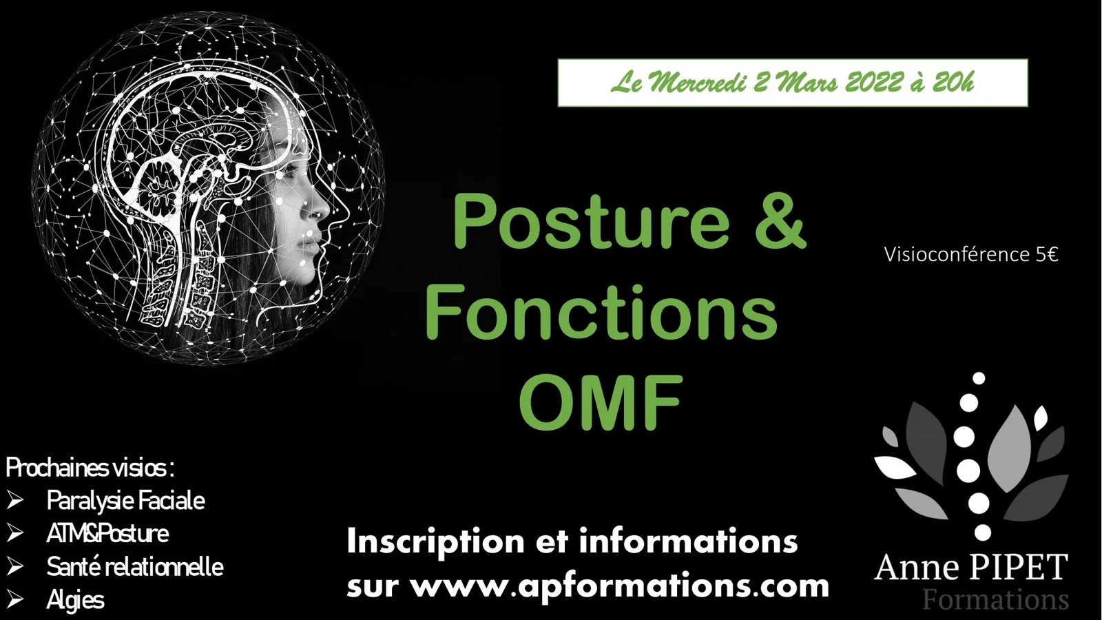Visioconférence sur Fonctions oro-maxillo-faciales et Posture